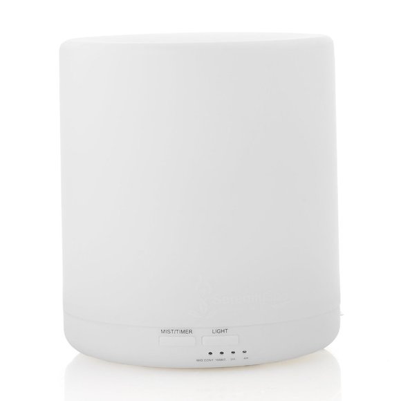 SerenitySpa 400mL Ultrasonic Essential Oil Diffuser LED 7 Color Aromatherapy Set - Picture 6 of 13